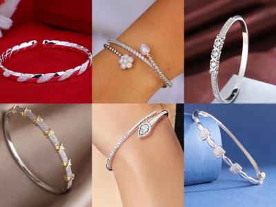 रोज वापरण्यासाठी घ्या चांदीचे कडे; १० सुंदर डिजाईन्स, ऑफिसला-घरात कुठेही घाला, एलिगंट लूक मिळेल