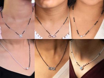 चांदीच्या मंगळसुत्राच्या ८ आकर्षक डिझाईन्स; नाजूक, सुंदर दिसेल गळा-स्टायलिश लूक येईल