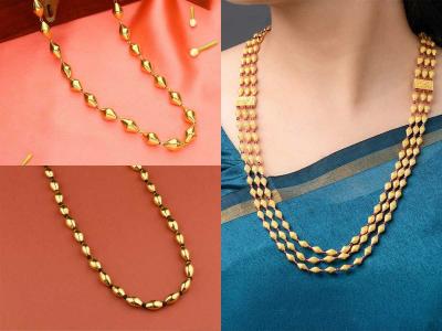 १ तोळ्यापेक्षाही कमी सोन्यात येणाऱ्या एकदाणी, बोरमाळेचे सुंदर प्रकार- कमी पैशांत घ्या देखणा दागिना..