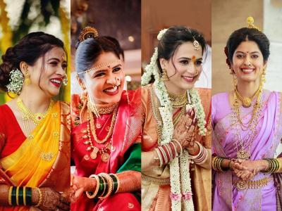 मराठी अभिनेत्रींचे वेडींग लूक्स; ८ आयडियाज, ज्वेलरी, साड्यांची खास स्टाईल,पाहा ट्रेडींग लूक्स
