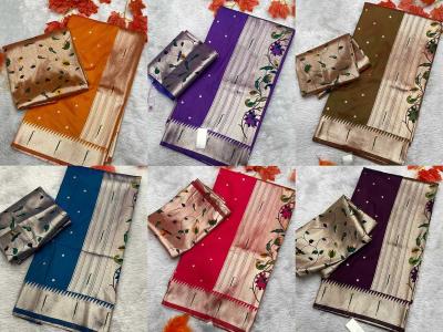 लग्नसोहळ्यात उठून दिसेल खास मुनिया पैठणी; ८ आकर्षक रंगात, साडीत शाही लूक मिळेल