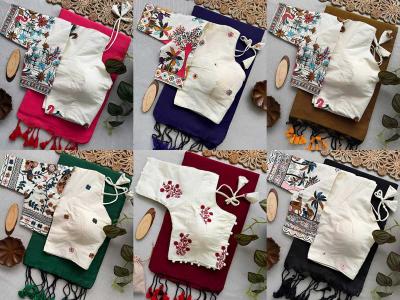 खादी कॉटनच्या मऊ साड्या आणि रेडीमेड ब्लाऊज; १२ सुंदर रंगात, उन्हाळ्यात रोज वापरायला घ्या