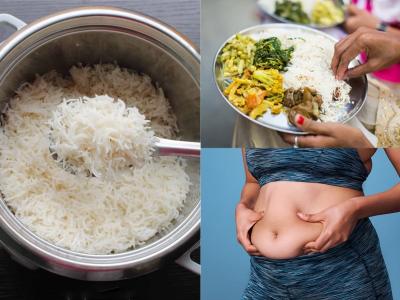 भात खाऊन वजन वाढण्याचं टेन्शन? 'या ' पद्धतीने पोटभर भात खा, वजन वाढणार नाही