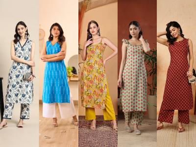 उन्हाळ्यासाठी खास कॉटनचे स्लिव्हजलेस कुर्ता सेट्स; ८ नवीन पॅटर्न्स; कूल-स्टायलिश दिसाल