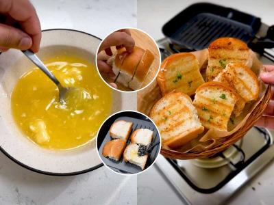 फक्त २ मिनिटांत करा कुरकुरीत गार्लिक ब्रेड, एकदम सोपी रेसिपी- चव अगदी रेस्टॉरंटसारखीच...