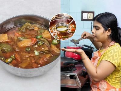 भाजीत तेल जास्तच झालं? ३ सोप्या ट्रिक्स, वरचा तवंग निघून तेल होईल कमी