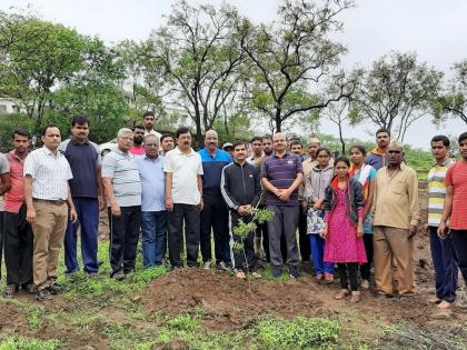 Start of tree at Shivaji University | शिवाजी विद्यापीठात वृक्षलागवडीस प्रारंभ