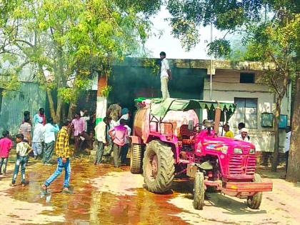 Post office fire at Anjani Budruk; Loss of two lakhs | अंजनी बुद्रुक येथे पोस्ट ऑफिसला आग; दोन लाखांचे नुकसान 