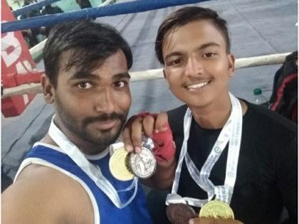 Chandwad SJJ Gold medal in state-level kick boxing championship of engineering student | चांदवड एस.एन.जे.बी. अभियांत्रिकीच्या विद्यार्थ्याचे राज्यस्तरीय किक बॉक्सींग स्पर्धेत सुवर्णपदक