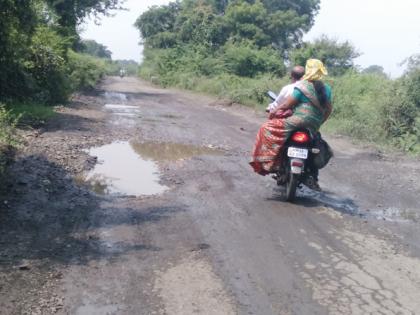 Fatal travel of citizens from Govari-Powai Road | गोवरी-पोवनी मार्गावरुन नागरिकांचा जीवघेणा प्रवास