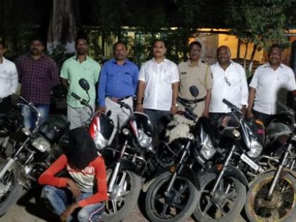 Seven stolen motorcycles seized | चोरीच्या सात मोटारसायकली जप्त