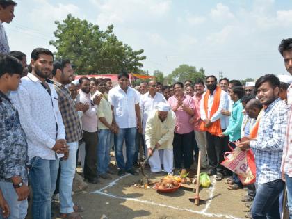  Gopinath Munde Bhavan's Bhumi Pujan by NP | न.प.तर्फे गोपीनाथ मुंडे भवनाचे भूमिपूजन