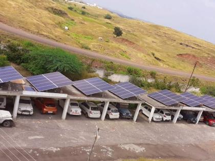 Zilla Parishad building is fueled by solar energy | सौर ऊर्जेने झळाळतेय जिल्हा परिषदेची इमारत Zilla Parishad building is fueled by solar energy | सौर ऊर्जेने झळाळतेय जिल्हा परिषदेची इमारत