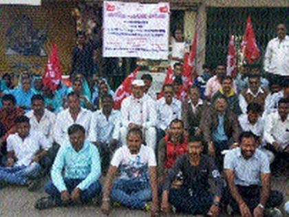 Nagar Panchayat employee strike | नगरपंचायत कर्मचारी संपावर