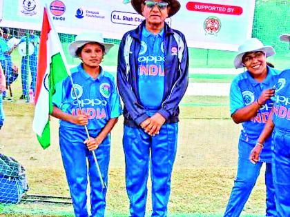 Sangli swathes India's disabled women's cricket team | भारतीय अपंग महिला क्रिकेट संघात सांगलीची स्वाती भस्मे