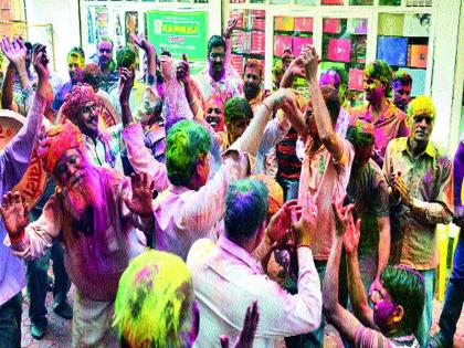 The procession from the city of Dajiba Veera | दाजिबा वीराची  शहरातून मिरवणूक