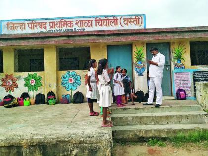 School open by Students in Chicholi in Nagpur district ... | नागपूर जिल्ह्यातील चिचोलीत विद्यार्थीच उघडतात शाळा...