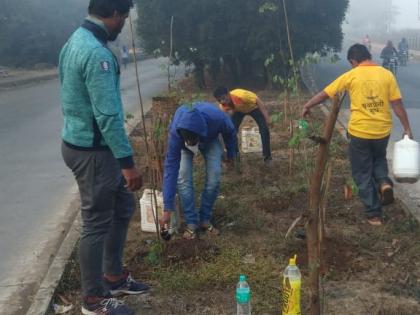 7th consecutive cleanup campaign on Sunday | सलग ४०व्या रविवारी स्वच्छता मोहीम : ज्येष्ठ नागरिकांचा उत्स्फूर्त सहभाग