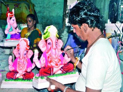 Due to Ganeshotsav drought | गणेशोत्सवावर दुष्काळाचे सावट