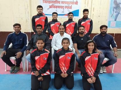 7 players from Aurangabad for National Fencing Championship in Maharashtra | राष्ट्रीय तलवारबाजी स्पर्धेसाठी औरंगाबादचे ७ खेळाडू महाराष्ट्राच्या संघात