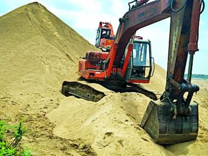 The sand mafia administration's dust in the eyes | रेती माफियांची प्रशासनाच्या डोळ्यात धूळफेक