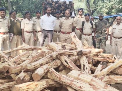 Illegal wood seized from Navapur taluka | नवापूर तालुक्यातून अवैध लाकूड जप्त Illegal wood seized from Navapur taluka | नवापूर तालुक्यातून अवैध लाकूड जप्त