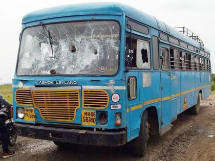 School students affected by protester in Nanded district | नांदेड जिल्ह्यात शालेय विद्यार्थ्यांनीना आंदोलनाचा फटका