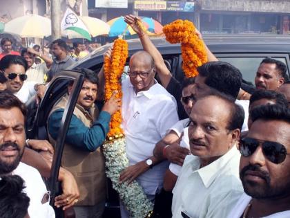  Sharad Pawar meets Abid Naik at Kankavli | कणकवली येथे अबिद नाईक यांच्या निवासस्थानी शरद पवार यांची भेट