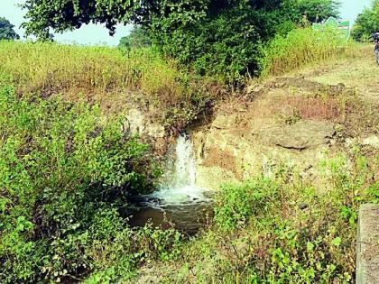 Water left without cleaning the canal | कालव्याची साफसफाई न करताच सोडले पाणी