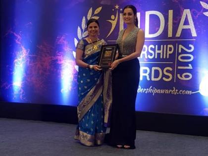  Indian Leadership Award honors Kajal rajvaidhya | इंडियन लिडरशिप अवॉर्डने काजल राजवैद्य सन्मानित