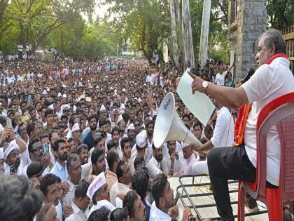 If we remain silent even the horse in the arena will be taken away says Raju Shetty | Mahadevi Elephant: गप्प राहिलो तर रिंगणातील घोडाही नेतील - राजू शेट्टी 