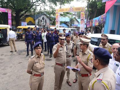 15 dangerous buildings on Mahadwar Road in Kolhapur Administration inspects immersion route | Kolhapur: महाद्वार रोडवर १५ धोकादायक इमारती; विसर्जन मार्गाची प्रशासनाकडून पाहणी