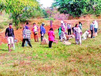 Inspection of ancient remains | प्राचीन अवशेषांचे निरीक्षण