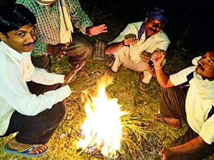 Hoodhudaya 'fireplace' in rural areas | हुडहुडीने ग्रामीण भागात 'शेकोटी' पेटली