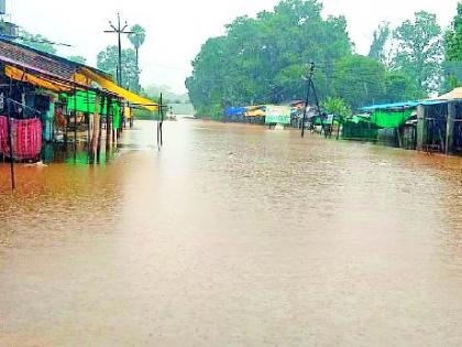 Rainfall in nine talukas | नऊ तालुक्यांत अतिवृष्टी