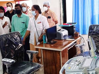 Sonography Machine at Malegaon Children's Hospital: Women and Children at Malegaon- | बालरुग्णालयात सोनोग्राफी मशीन