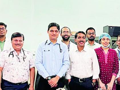 In reality, death was imminent, because the main blood vessel of the heart was torn; successful operation in Nagpur | साक्षात मृत्यूच समोर होता; हृदयाची मुख्य रक्तवाहिनीच फाटली होती; ‘सुपर’च्या हृदयरोग विभागाने केली यशस्वी शस्त्रक्रिया In reality, death was imminent, because the main blood vessel of the heart was torn; successful operation in Nagpur | साक्षात मृत्यूच समोर होता; हृदयाची मुख्य रक्तवाहिनीच फाटली होती; ‘सुपर’च्या हृदयरोग विभागाने केली यशस्वी शस्त्रक्रिया