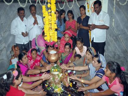  Celebrate the Mahashivratri enthusiasm in the metropolis of Walaj | वाळूज महानगरात महाशिवरात्री उत्साहात साजरी