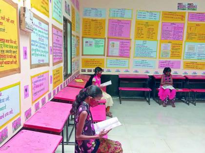 Bridge Garden created by Sarkinhi school teachers! | सारकिन्ही शाळेच्या शिक्षकांनी तयार केले ब्रिज गार्डन!