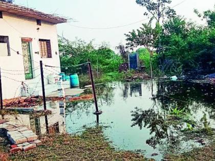 The stench of backwater in the Old Nagpur Naka area | जुना नागपूर नाका परिसरात बॅकवॉटरच्या दुर्गंधीचा त्रास