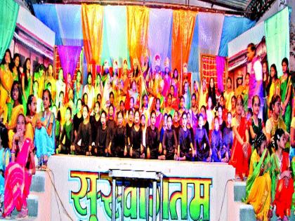 Vidangali Vidyalaya: 300 students participate in Jagar Mahatma Shakti Program | वडांगळी विद्यालय : ३०० विद्यार्थिनींचा सहभाग जागर स्त्रीशक्तीचा कार्यक्रमातून उलगडला कर्तबगार महिलांचा इतिहास