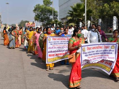 Jai Jyoti, Jai Kranti's alarm on the streets of Sinnar | सिन्नरच्या रस्त्यांवर जय ज्योती, जय क्रांतीचा गजर