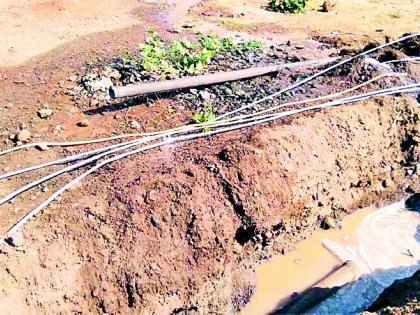 Artificial water shortage | आर्वीत कृत्रिम पाणीटंचाई