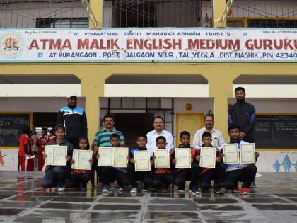 Atma level selection of Atma Malik English School students | आत्मा मालिक इंग्लिश स्कुलच्या विद्यार्थ्यांची विभागस्तरावर निवड