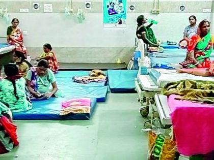 The referral made the women's and children's hospital full | रेफरमुळे महिला व बाल रूग्णालय झाले फुल्ल