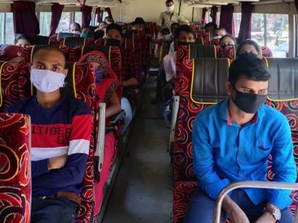 480 laborers from Pune will come to Nandurbar at night | पुण्यातील ४८० मजूर रात्री नंदुरबारात येणार 480 laborers from Pune will come to Nandurbar at night | पुण्यातील ४८० मजूर रात्री नंदुरबारात येणार