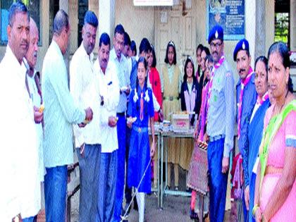 Scout-Guide Anand Mela at Shankarrao Balaji Waje School | शंकरराव बाळाजी वाजे विद्यालयात स्काउट-गाइड आनंदमेळा