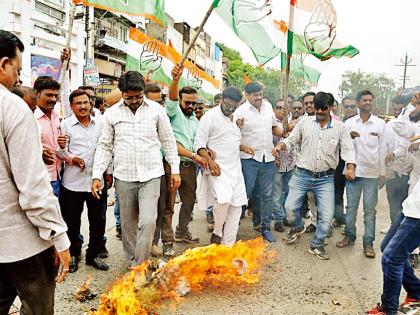 Youth Congress protest against attack on Rahul Gandhi | राहुल गांधींवरील हल्ल्याचा जिल्हा युवक काँग्रेसकडून निषेध