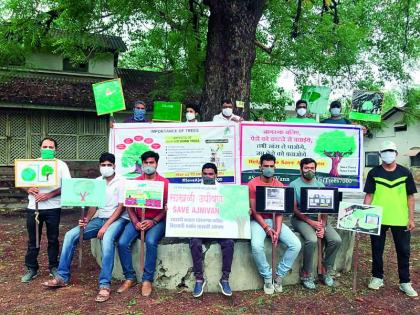 We are not ‘activists’; Down the road for the love of trees | आम्ही 'आंदाेलनजीवी' नाही; झाडांच्या प्रेमासाठी उतरलो रस्त्यावर 