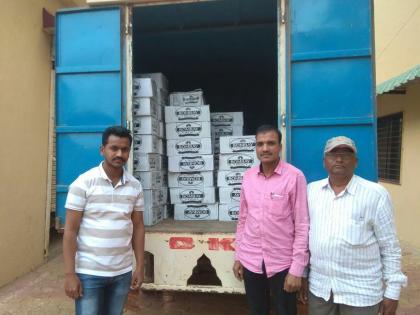 vehicle with liquor worth 6.60 lakh seized in Gadchiroli | गडचिरोलीत ६.६० लाखांच्या दारूसह वाहन जप्त